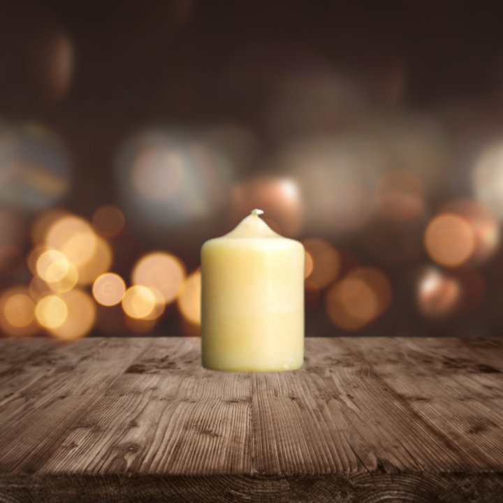 Bienenwachs-Stumpenkerze, 5,1 cm