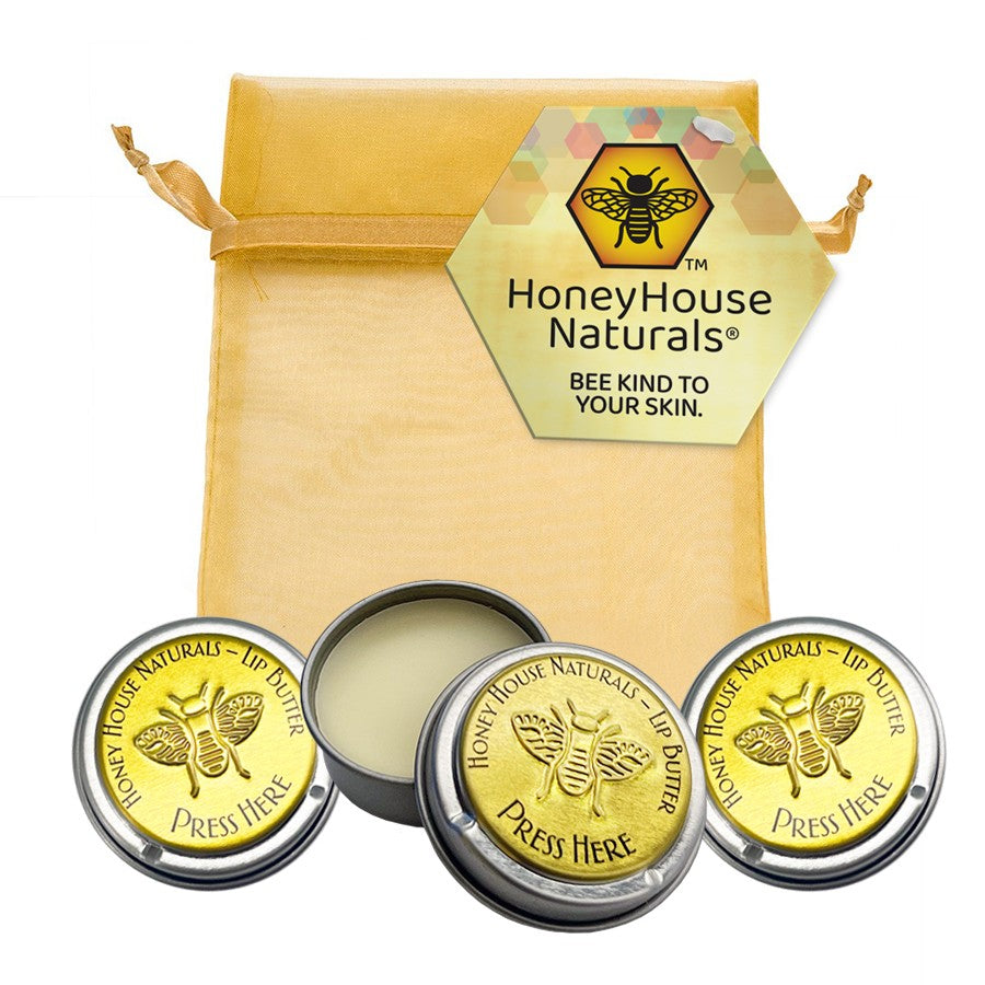 Lippenbutterdose – 3er-Geschenkset