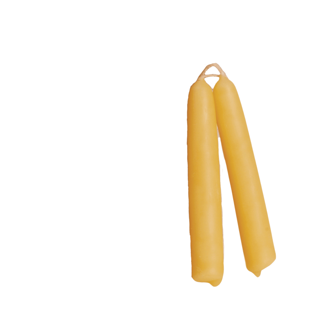 Velas de celebración de cera de abejas