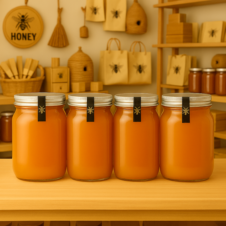 Half Gallon of Raw Honey 6lbs