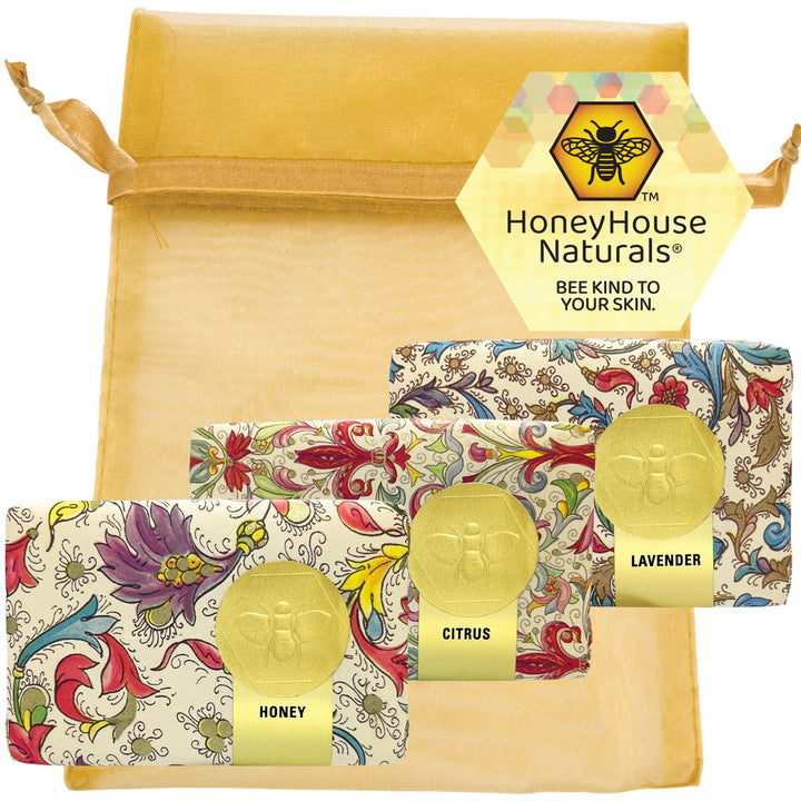 Seifengeschenkset - 3 verpackte Seifen