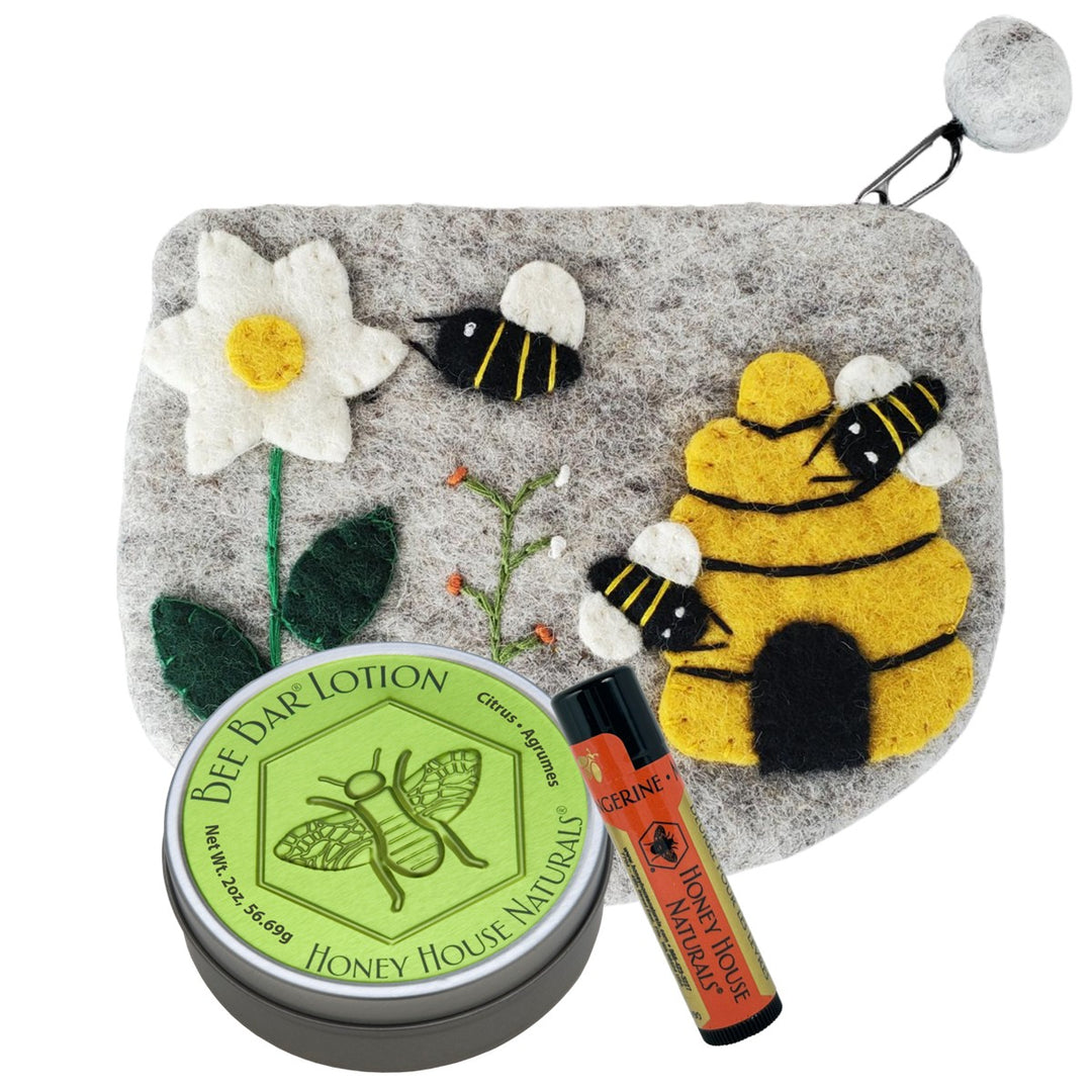 Wool Bag Bee Bag Gift Set