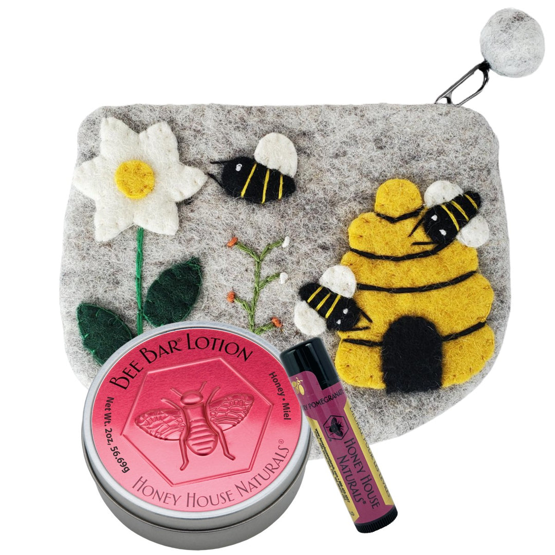 Wool Bag Bee Bag Gift Set