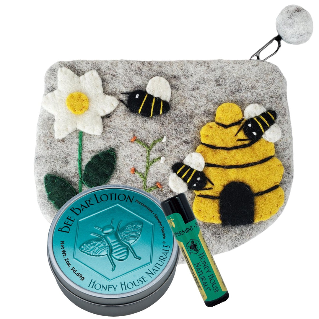 Wool Bag Bee Bag Gift Set