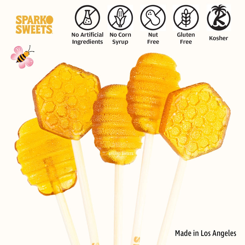 Honey Lollipops - New Flavors - Buy 5 Get 1 FREE