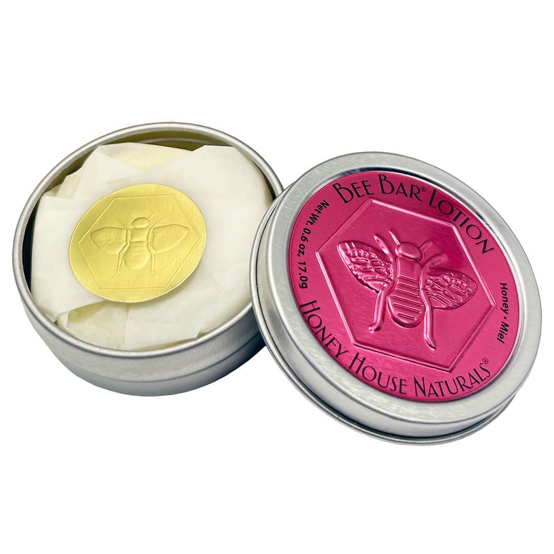 Set de regalo de tubo de crema de mantequilla de abeja y barra pequeña de abeja