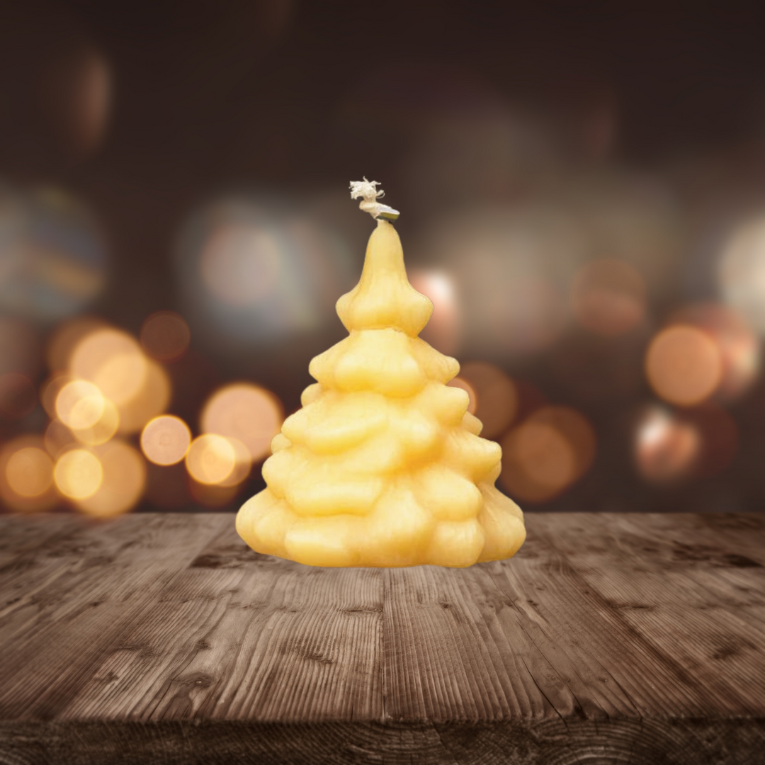 Vela de cera de abejas de abeto