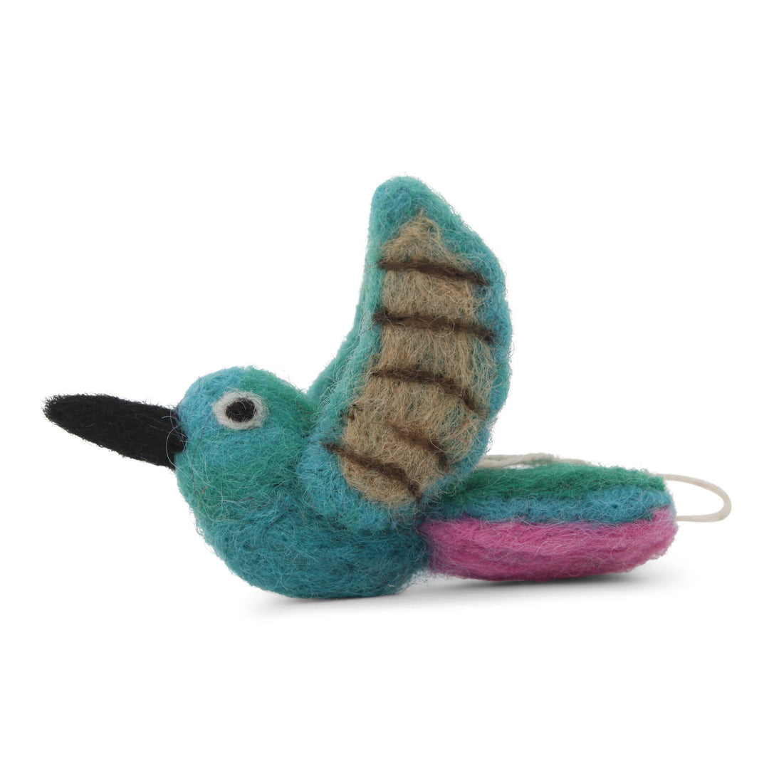 Wool Hummingbird - Handmade