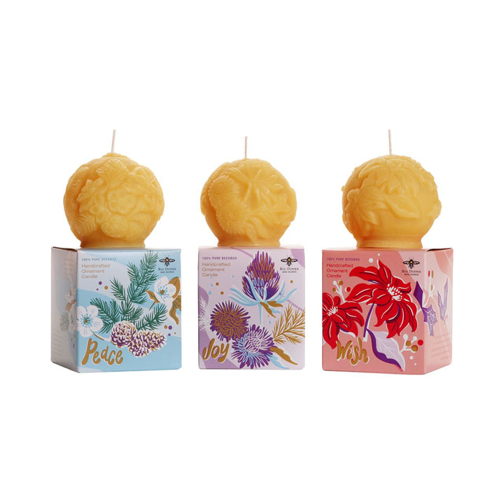 Velas de cera de abejas decorativas - Individuales