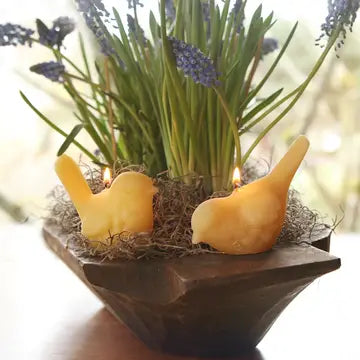 Bienenwachs-Waben-Stumpenkerze