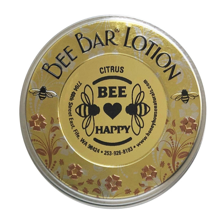 Honey House Naturals Bee Happy / Citrus Sentiment Large Bee Bar - Inspirational