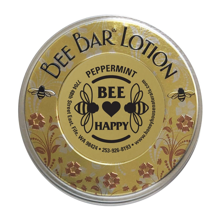Honey House Naturals Bee Happy / Peppermint Sentiment Large Bee Bar - Inspirational