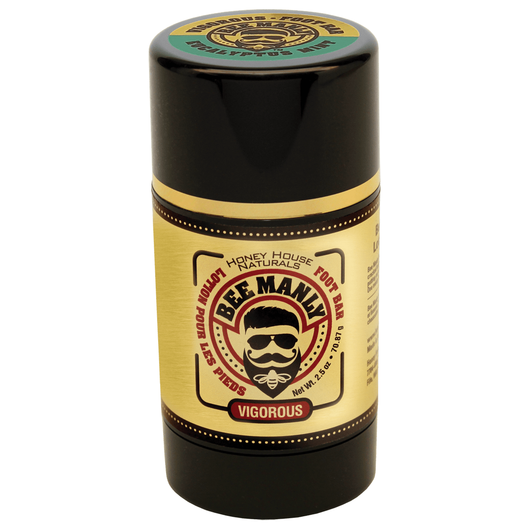 Honey House Naturals Bee Manly Hands &amp; Feet Lotion Gift Set