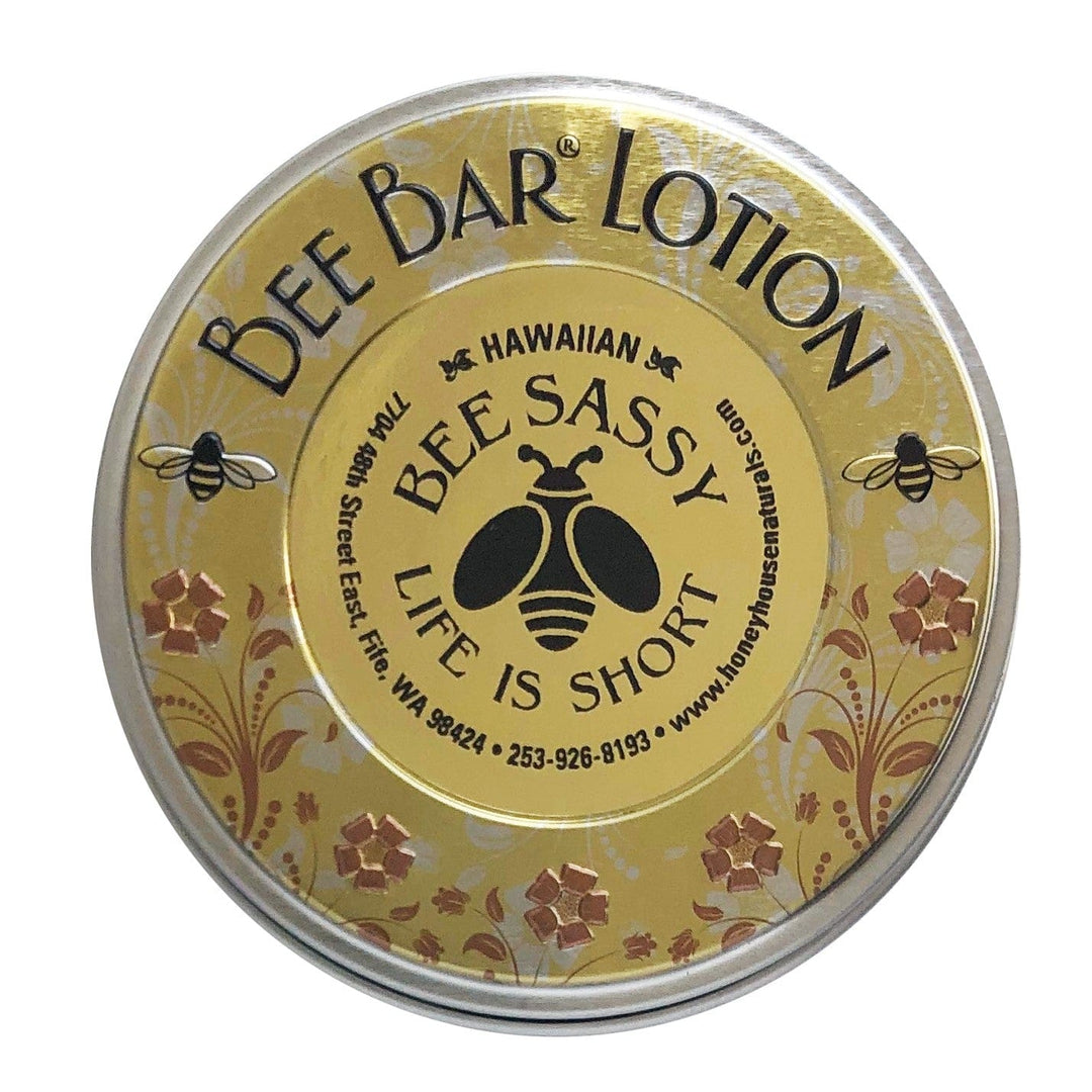 Honey House Naturals Bee Sassy Life is Short / Hawaiian Sentiment Large Bee Bar - Inspirational