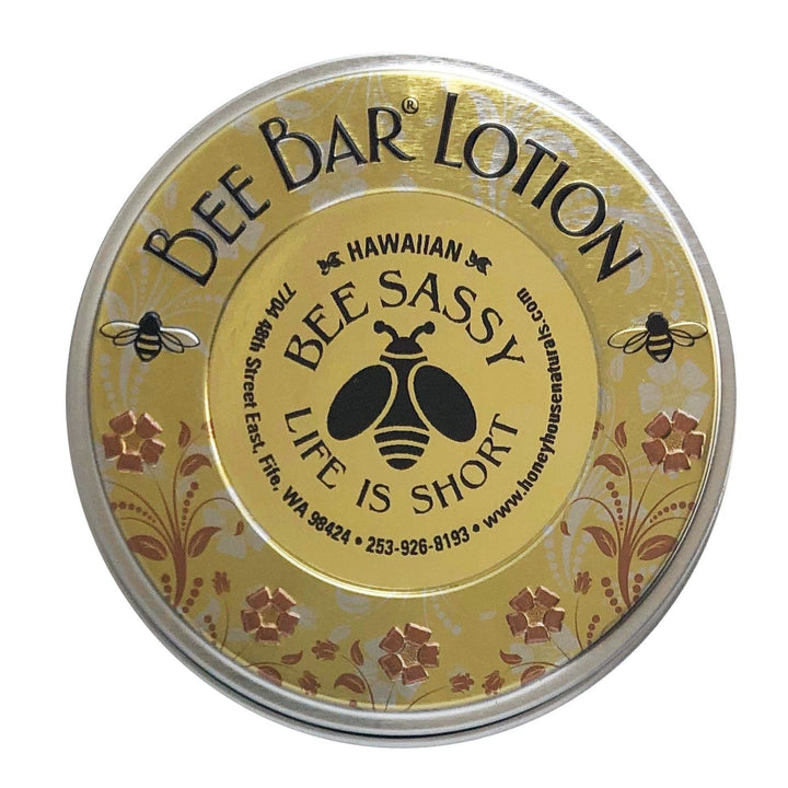 Honey House Naturals Bee Sassy Life is Short / Hawaiian Sentiment Large Bee Bar - Inspirational