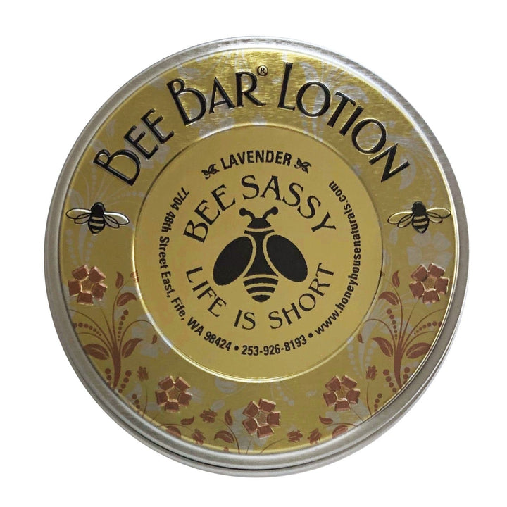 Honey House Naturals Bee Sassy Life is Short / Lavender Sentiment Large Bee Bar - Inspirational