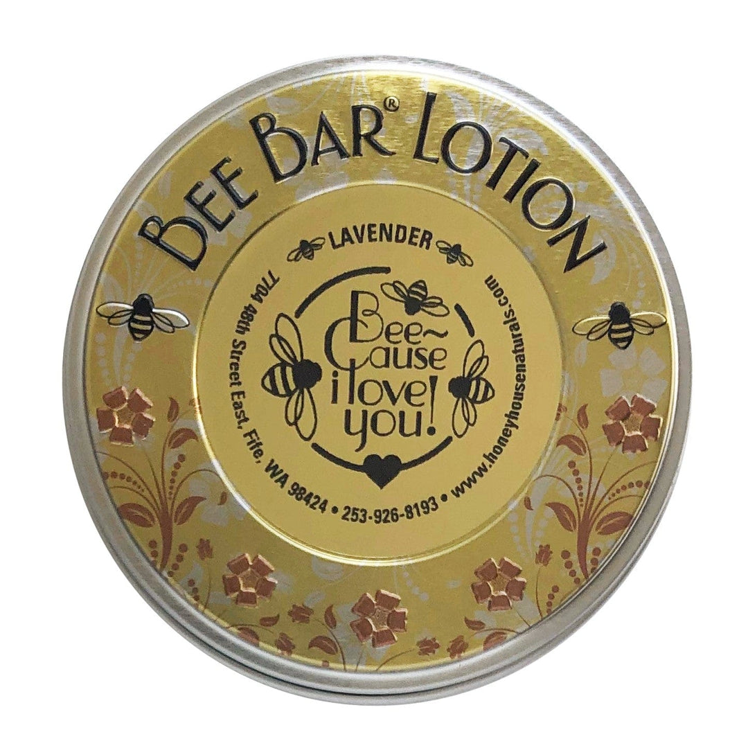 Honey House Naturals BeeCause I Love You / Lavender Sentiment Large Bee Bar - Inspirational