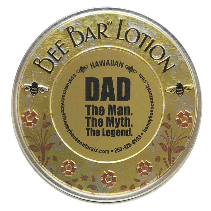 Honey House Naturals Dad / Hawaiian Sentiment Large Bee Bar - Dad, Mom, Son, Daughter