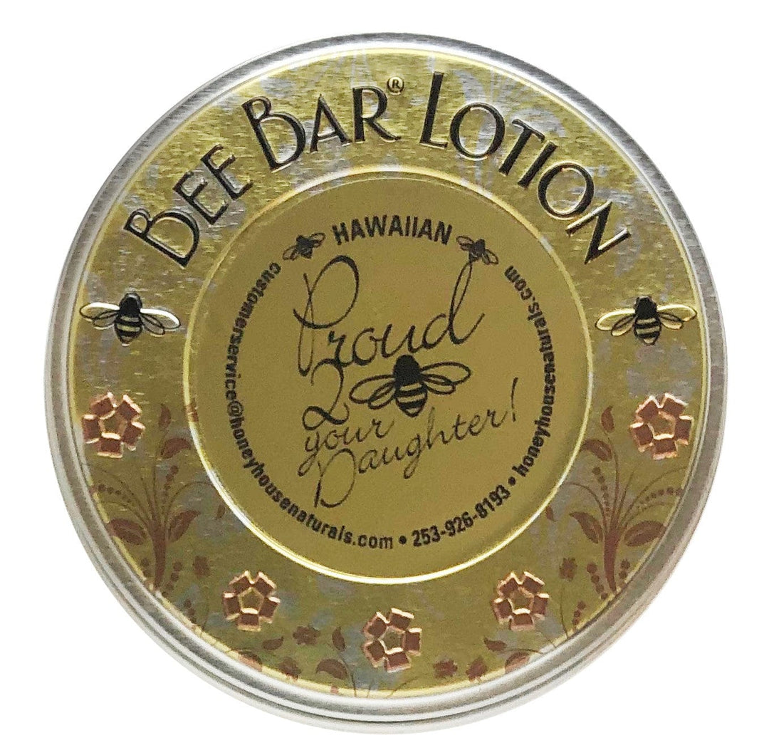 Honey House Naturals Daughter / Hawaiian Sentiment Large Bee Bar - Dad, Mom, Son, Daughter