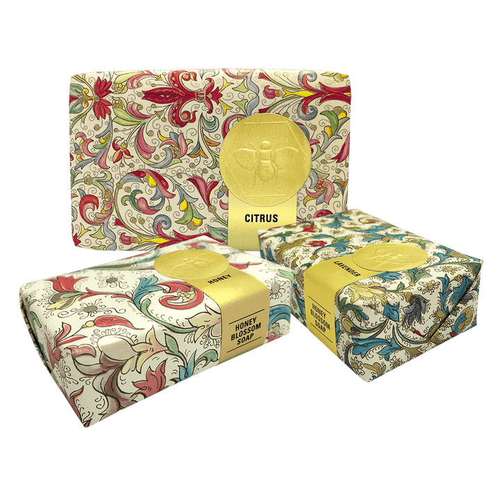 Honey House Naturals Florentine Paper Wrapped Soap Bar - 3.5oz