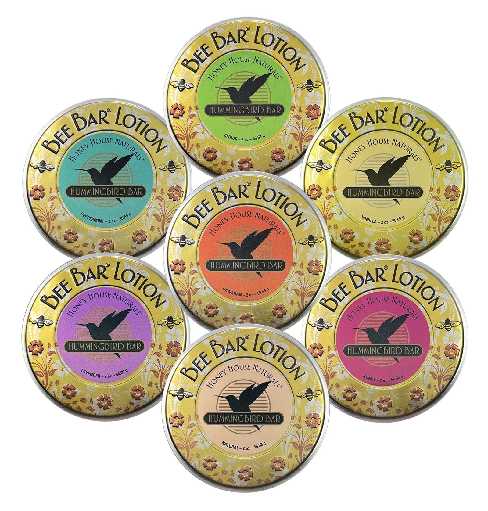 Honey House Naturals Hummingbird Bee Bars 2oz