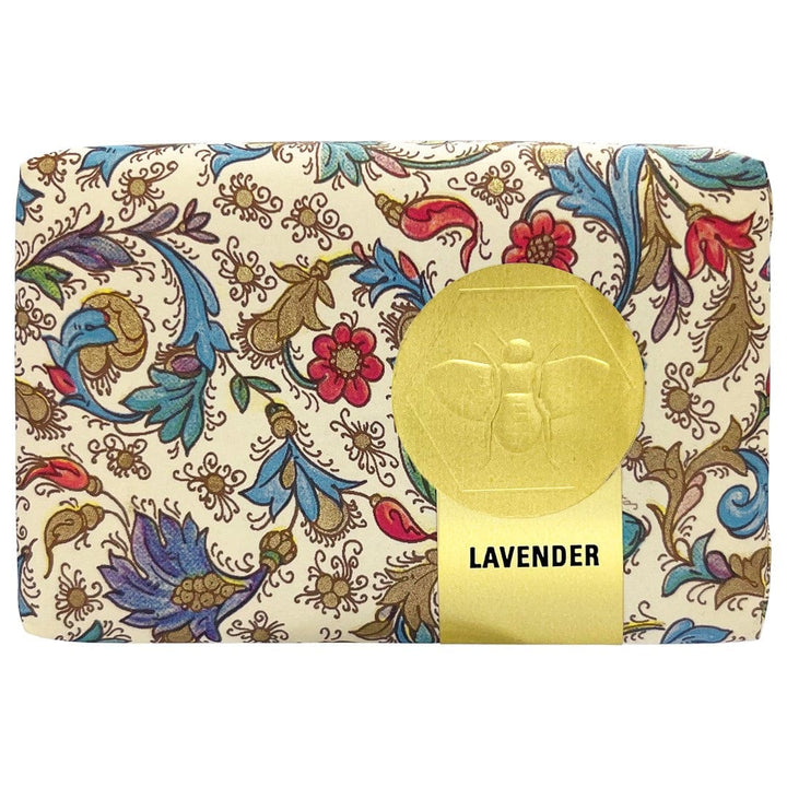 Honey House Naturals Lavender Florentine Paper Wrapped Soap Bar - 3.5oz