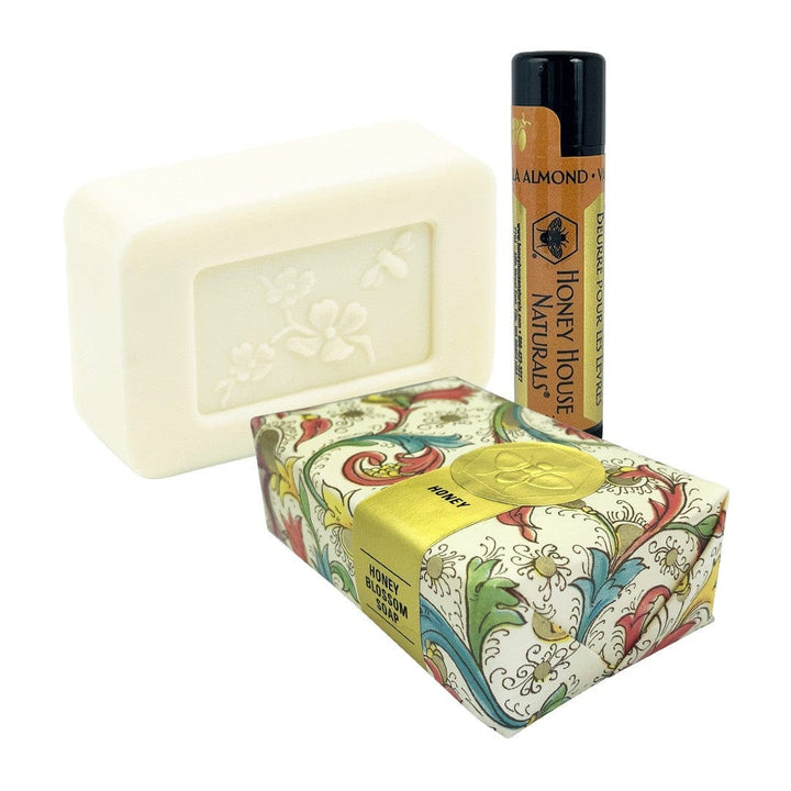 Honey House Naturals Lip Butter &amp; 3.5oz Soap Gift Set