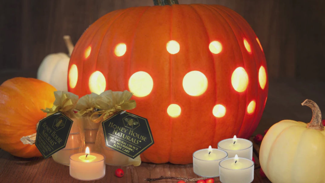 Teelichter aus Bienenwachs – 3er-Set