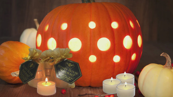 Teelichter aus Bienenwachs – 3er-Set